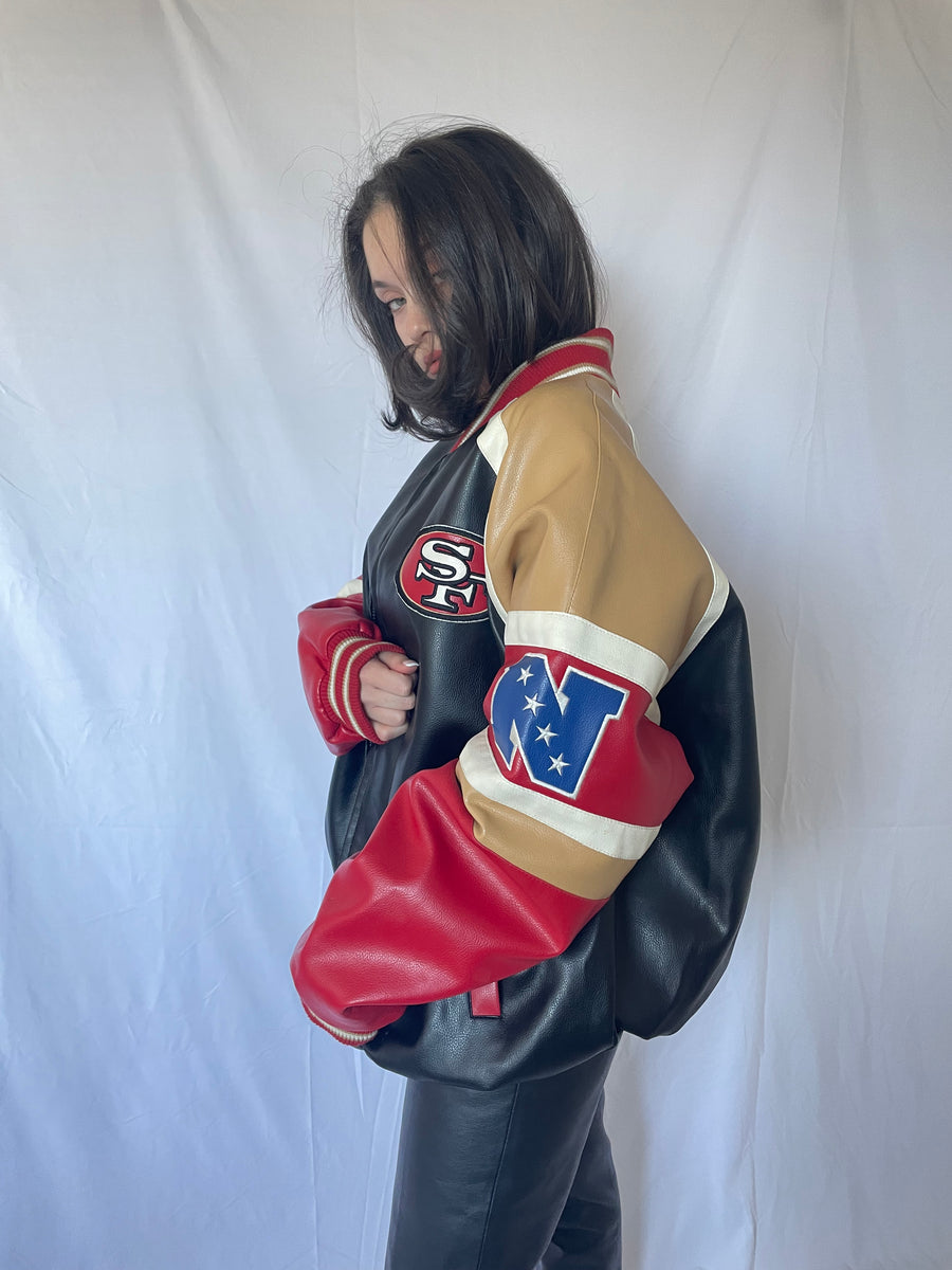 49ers Leather Jacket – Just Us Vintage